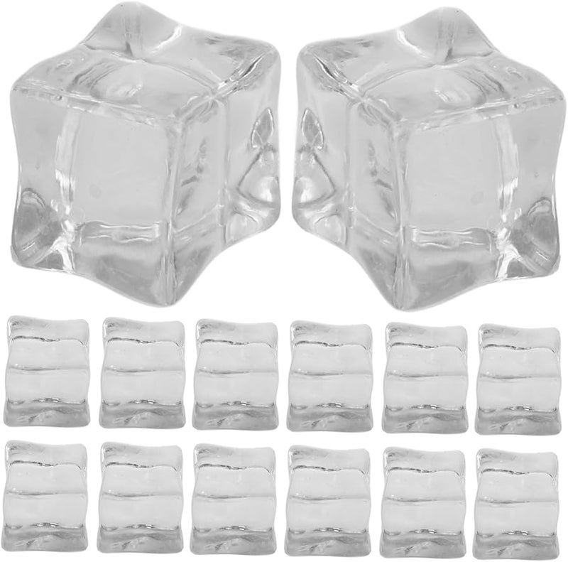 Realistic Fake Ice Cubes 20PCS For Bar Decoration Photography Props Home Decor - Image 1